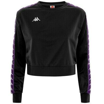 felpa donna banda ahmis cropped