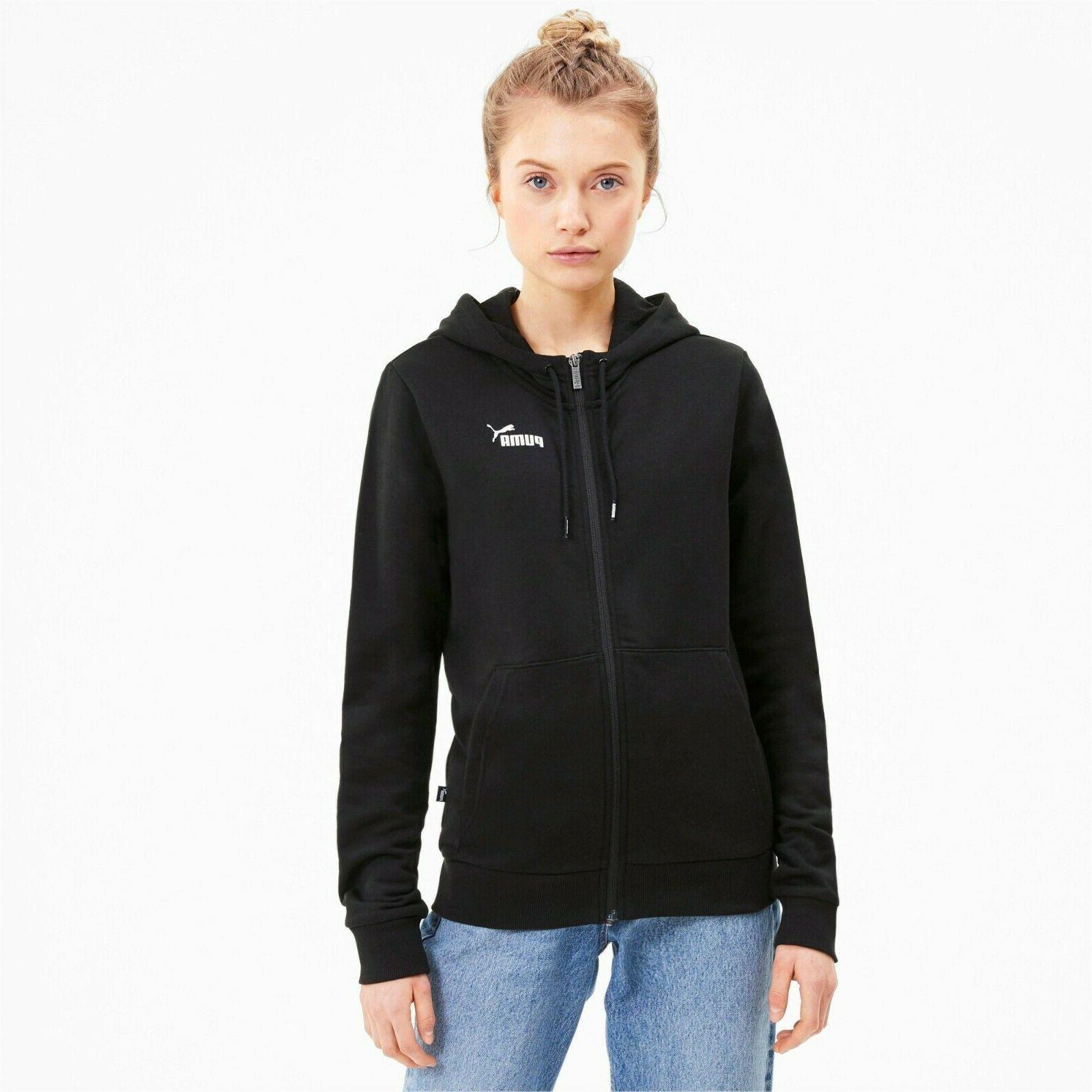 felpa donna con zip intera cappuccio tasche
