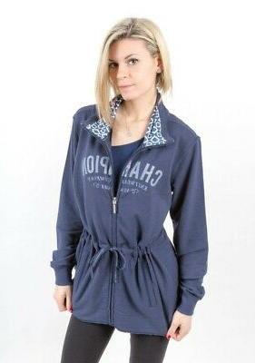 felpa donna full zip