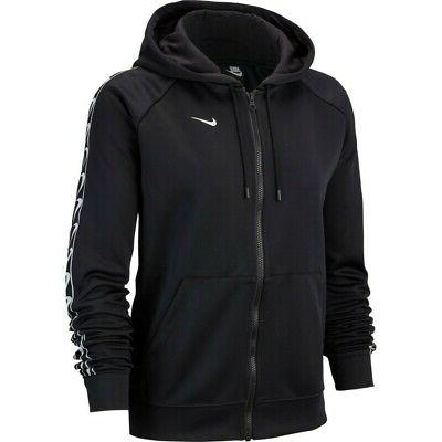 felpa donna full zip logo
