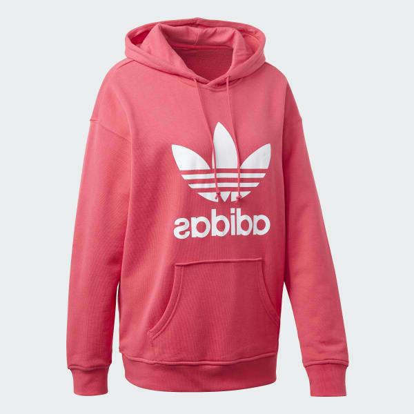 felpa donna garzata cappuccio original hoodietrefoil gd2439