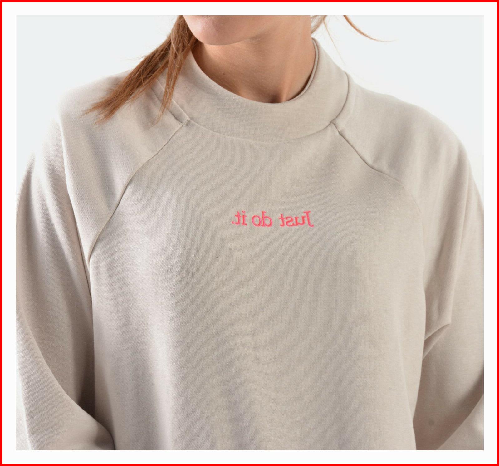 felpa donna girocollo just do it maglia