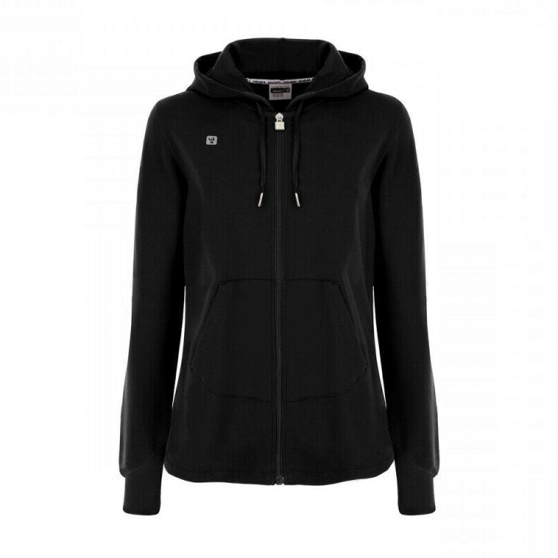 felpa donna invernale full zip e cappuccio