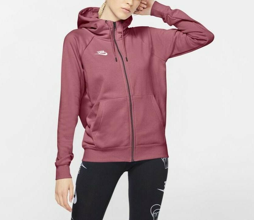 felpa donna inverno full zip cappuccio sporstwear