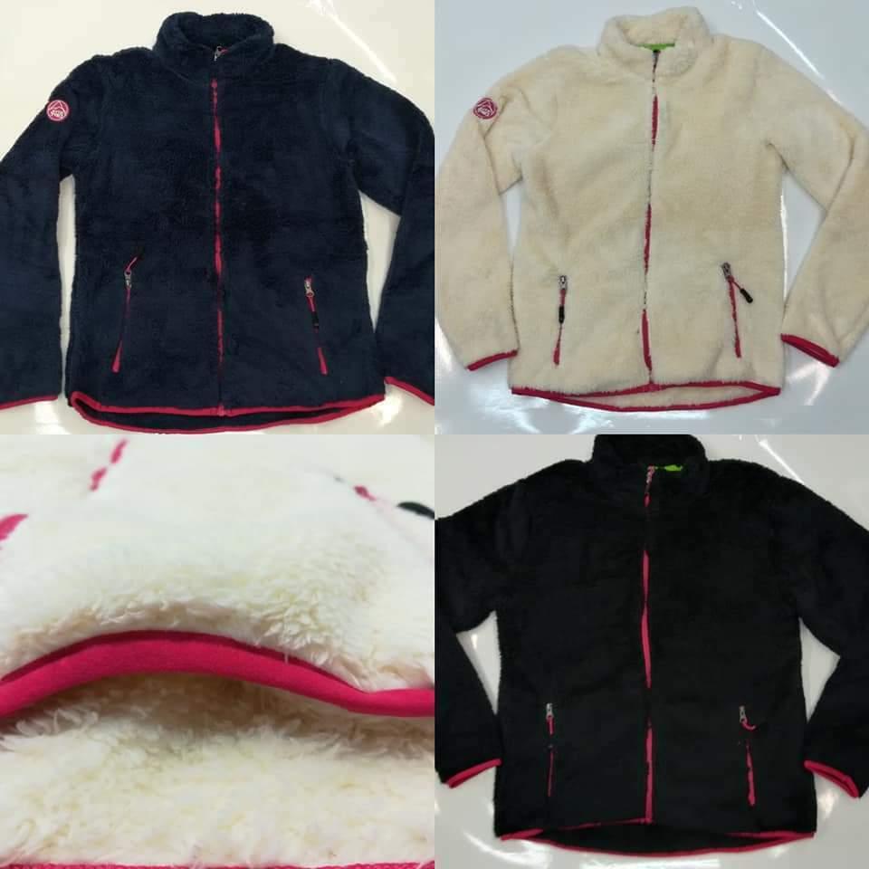 felpa donna morbidosa in coral fleece pile