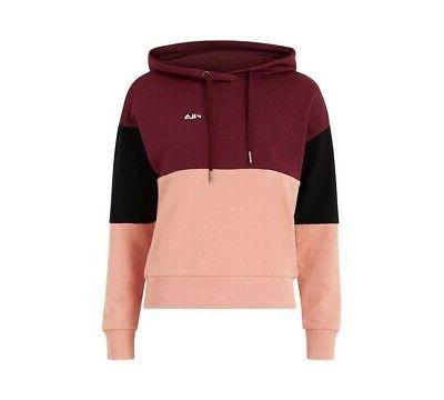 felpa donna sanya hoodie tricolor
