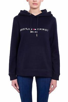 felpa donna signature con cappuccio