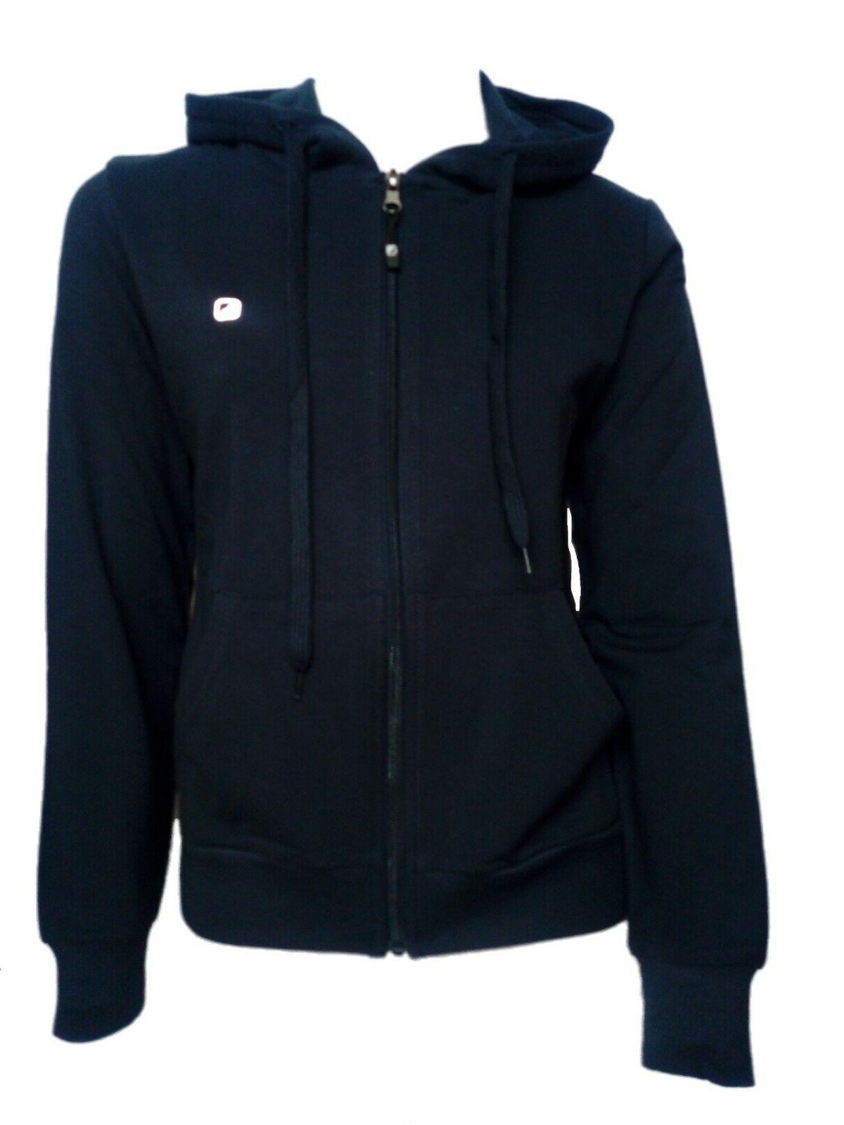 felpa donna tg m cappuccio e zip