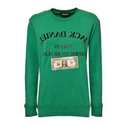 felpa donna verde