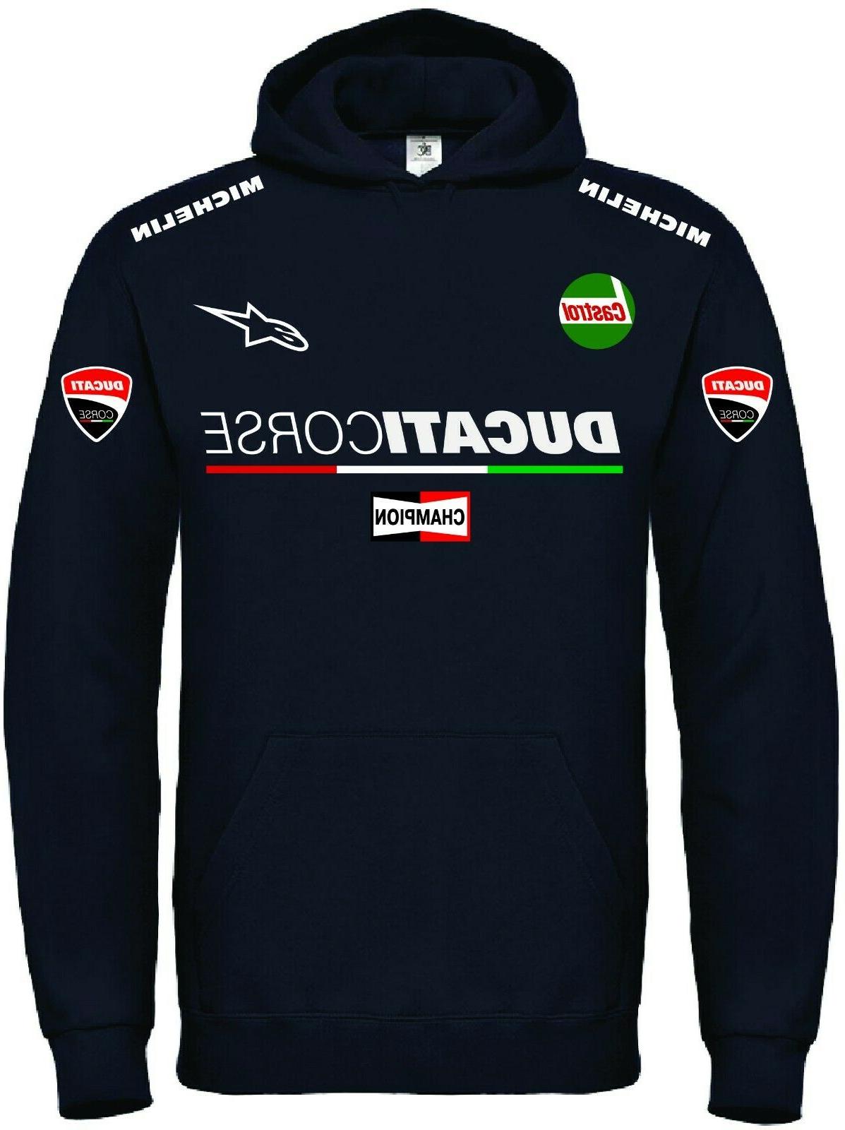 felpa ducati corse moto superbike fans motogp