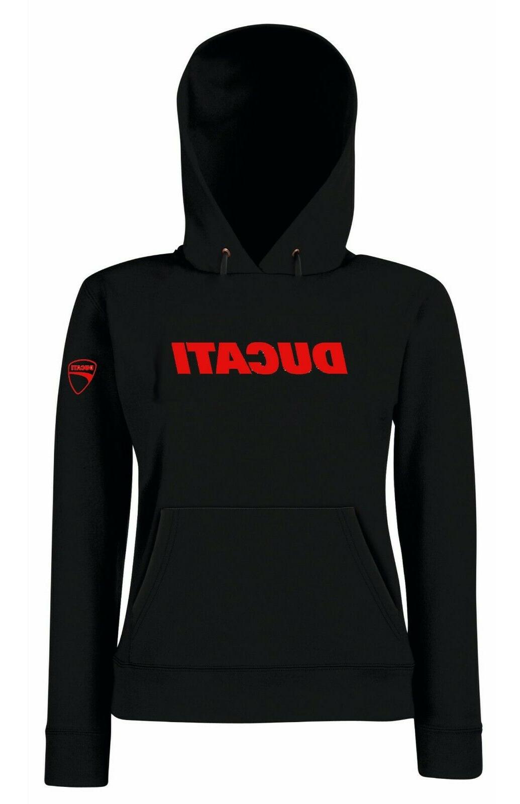 felpa ducati unisex alta qualita colore bianco