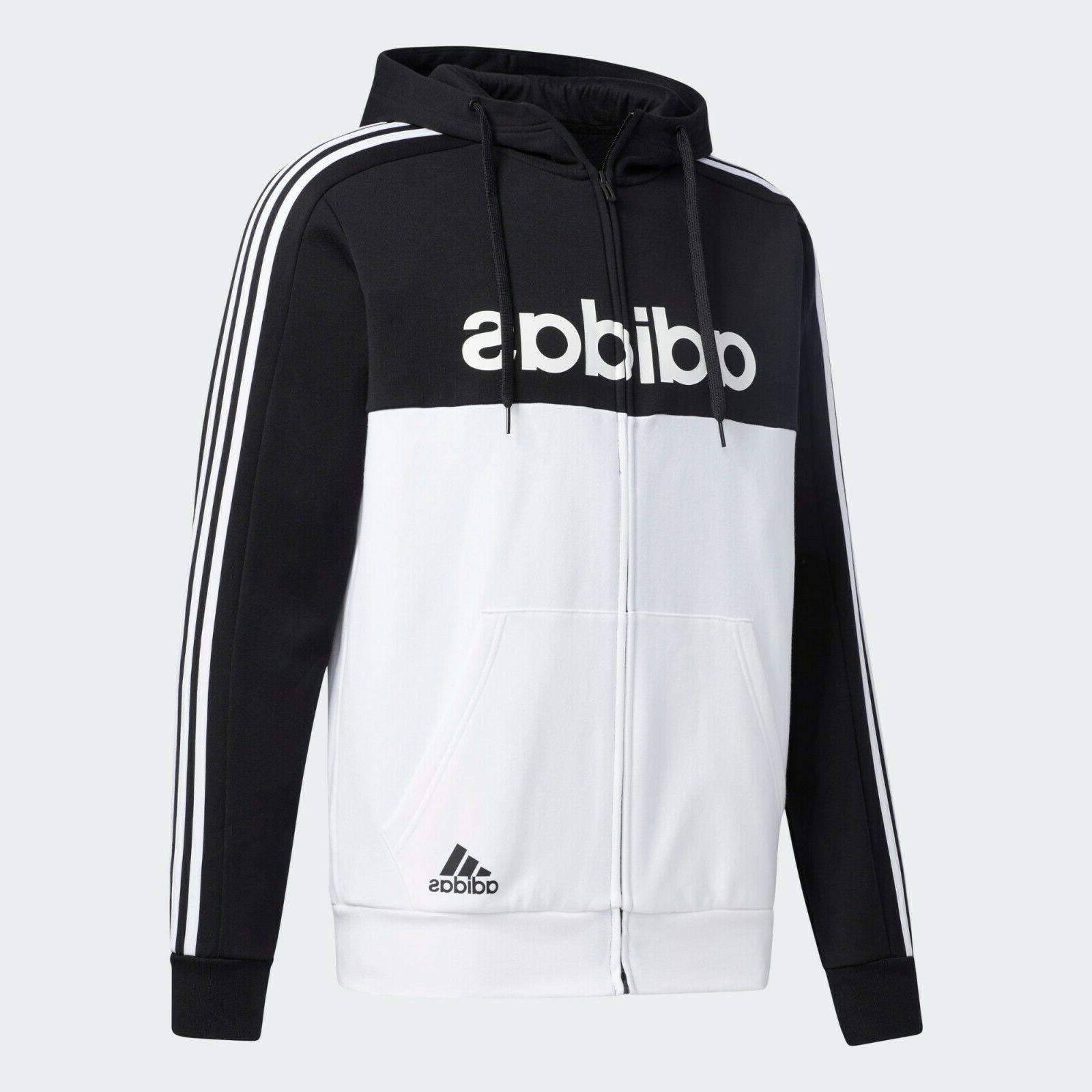 felpa essentials colorblock hooded