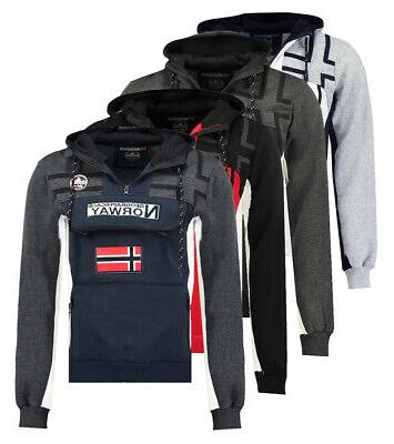 felpa fitakol uomo tascone cappuccio manica lunga