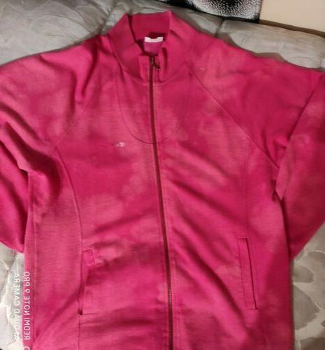 felpa fucsia ricamata tie dye da donna