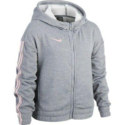 felpa g nk hoodie fz studio grigio