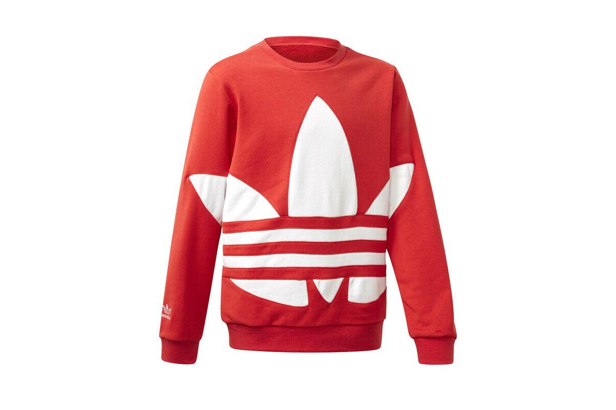 felpa garzata bambino original bg trefoil crew