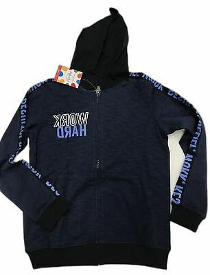 felpa garzata bambino zip cappuccio tasche stampe