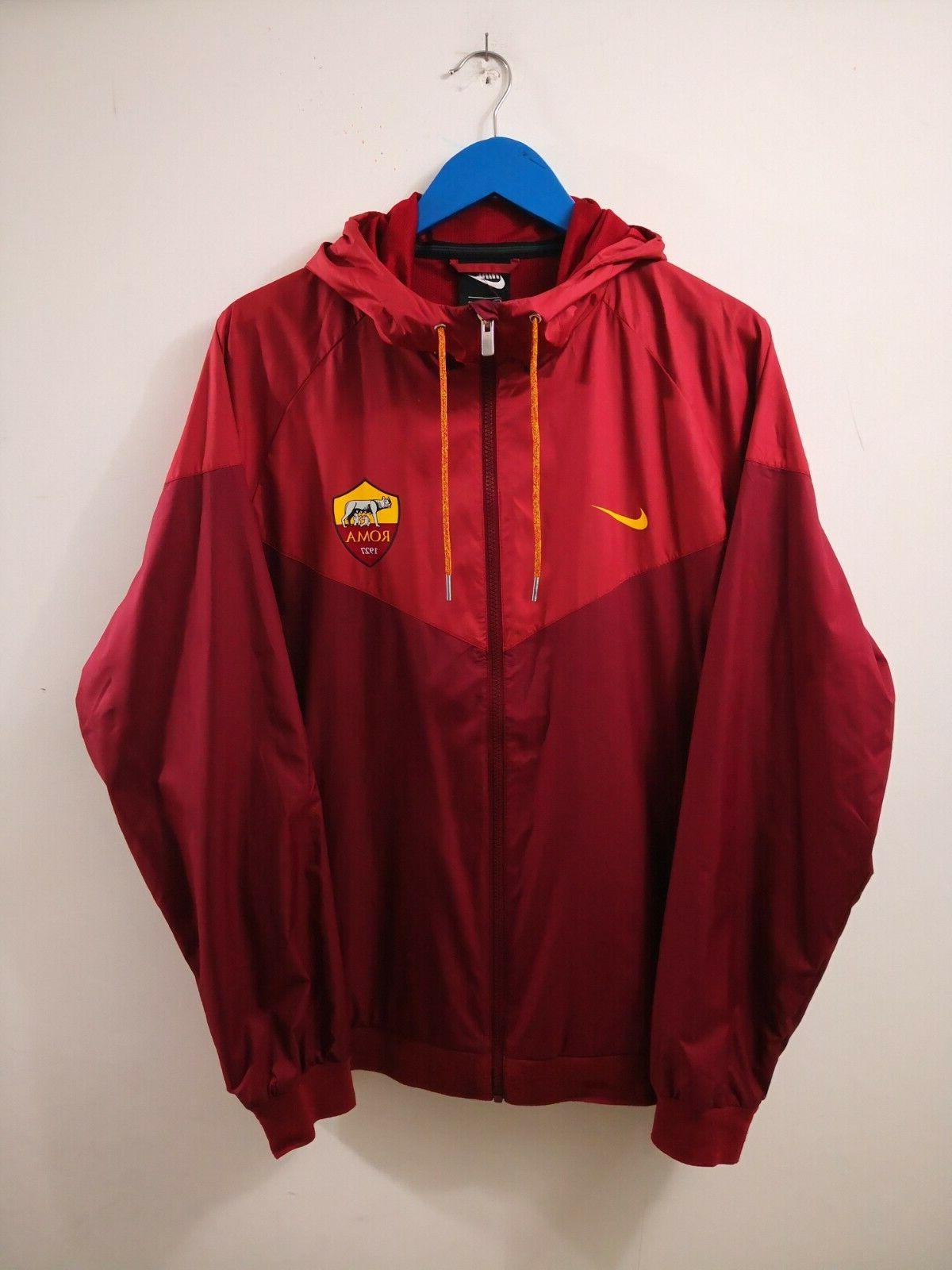 felpa giacca antivento a s roma uomo