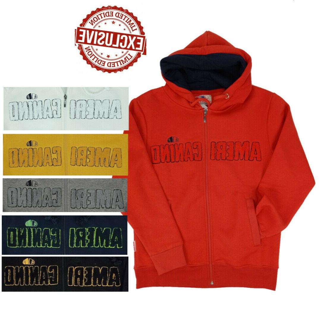 felpa giacca pullover aperta uomo sportiva con