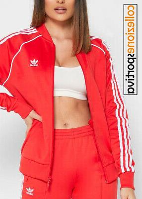 felpa giacca ragazza donna superstar track jacket