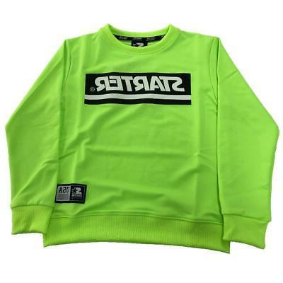 felpa giroc ragazzo verde fluo mfst2106j