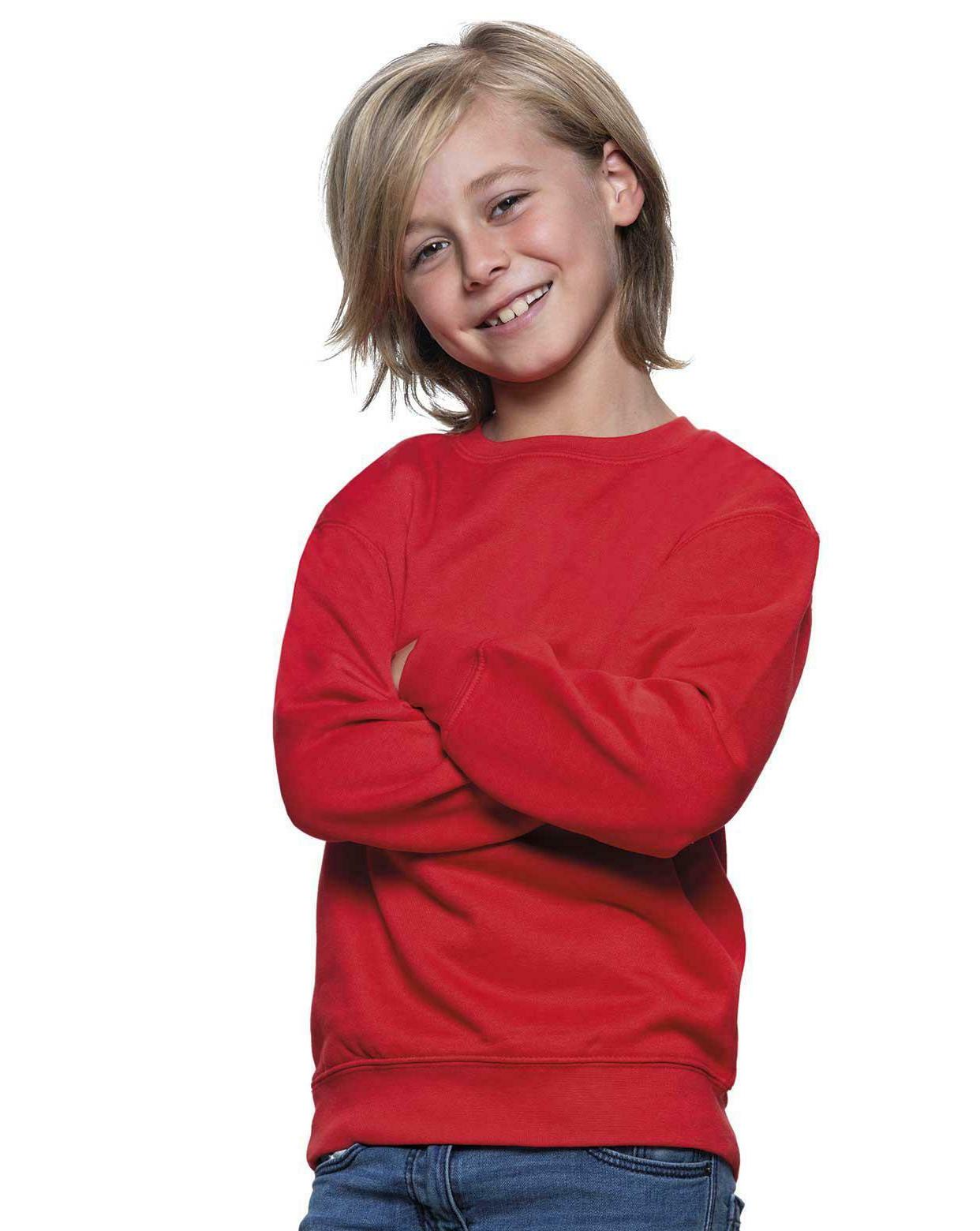 felpa girocollo bambino tinta unita classica basic