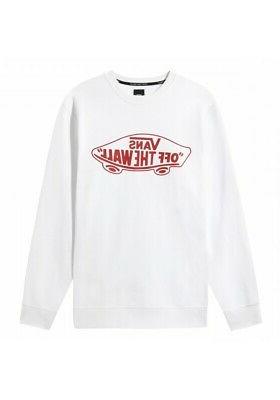 felpa girocollo da uomo vn0a45cmwht1 otw crew