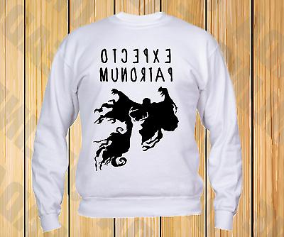 felpa girocollo harry potter expecto patronum hogwarts