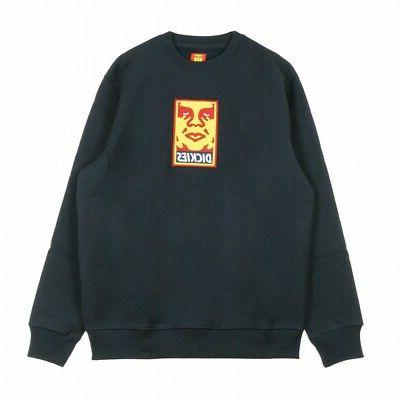 felpa girocollo obey x oby5 crew xl