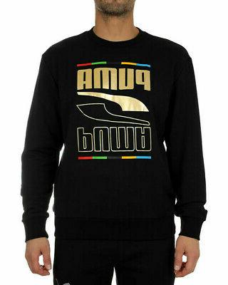 felpa girocollo pullover uomo nero 2020 21