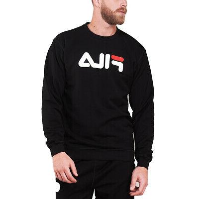 felpa girocollo unisex classic pure crew nera