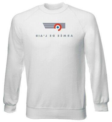 felpa girocollo uomo bianca tm0369 armee de