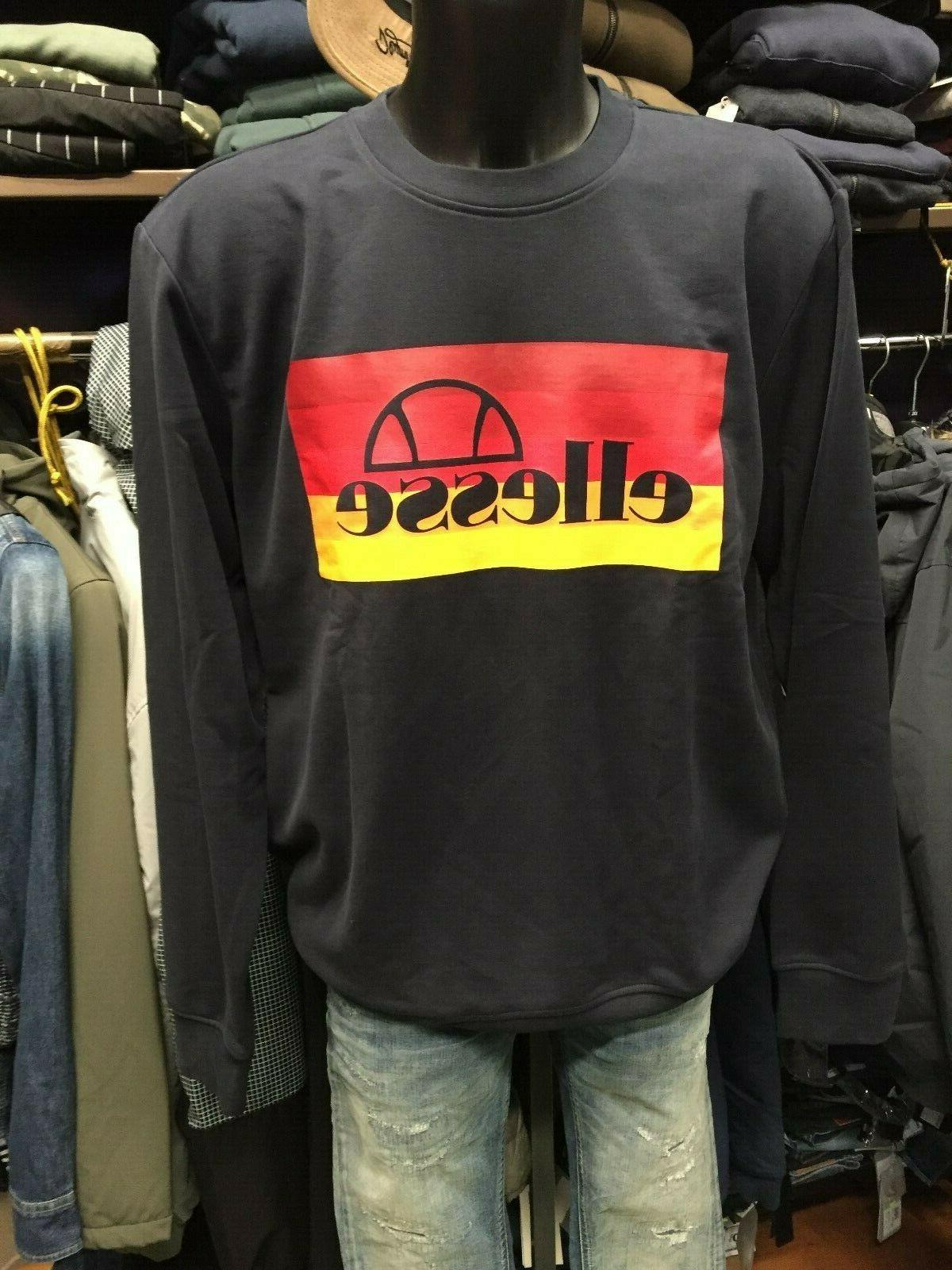 felpa girocollo uomo crew neck rainbow blue