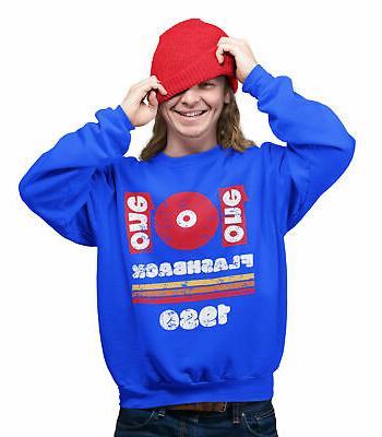 felpa girocollo vintage anni 80 drink logo