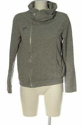 felpa grigio chiaro stile casual donna taglia