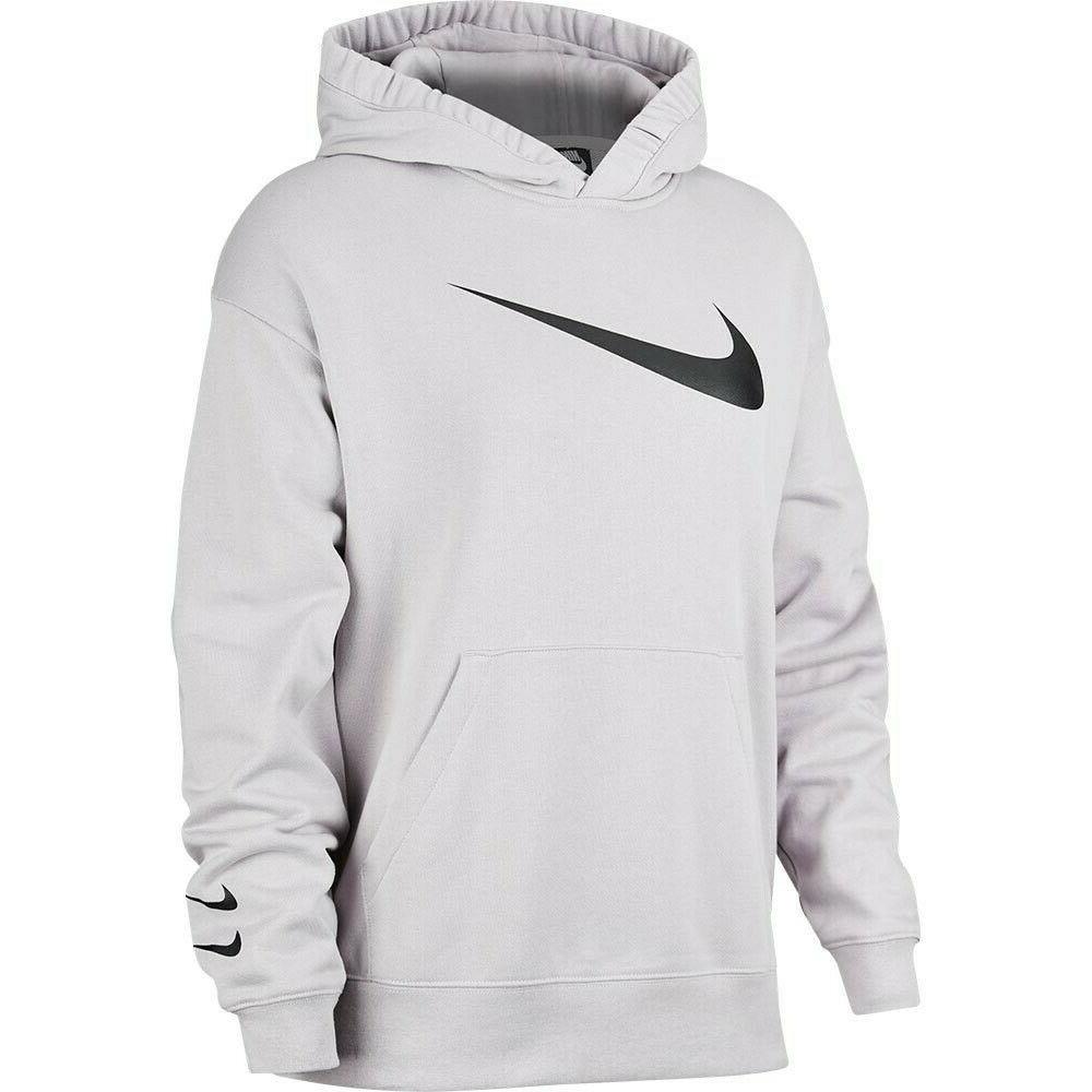felpa grigio con cappuccio e tasche logo