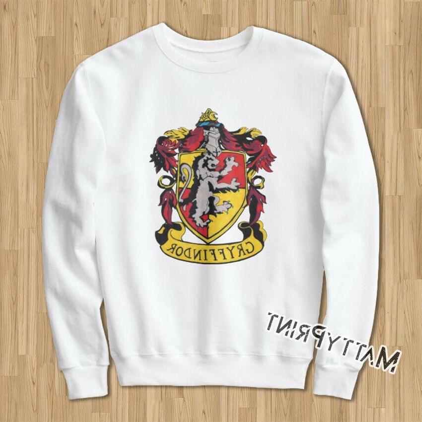 felpa harry potter grifondoro serpeverde casate bianca