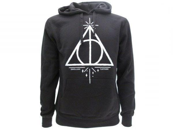felpa harry potter simbolo dei doni della
