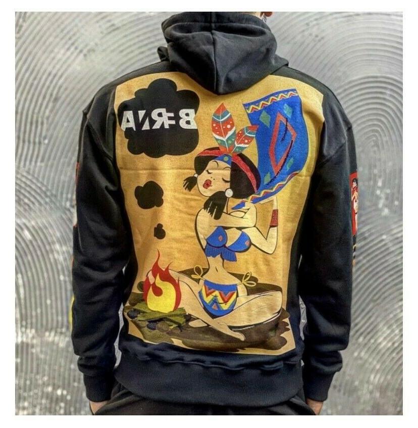 felpa hoodie con cappuccio tg m colore