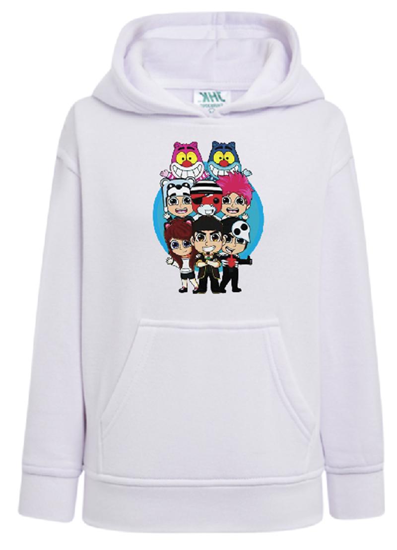 felpa hoodie cotone cappuccio lyon youtuber vers