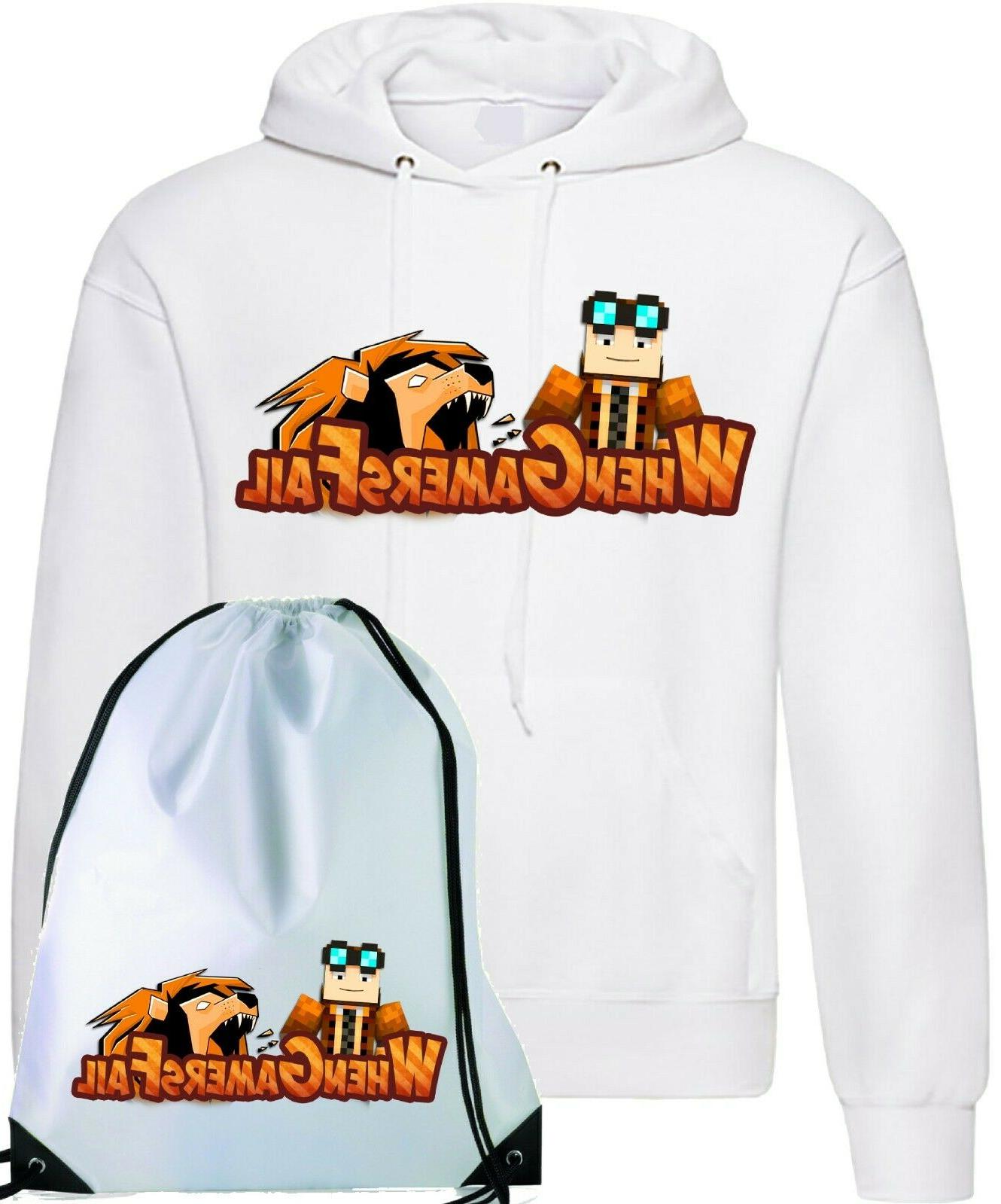 felpa hoodie cotone sacca team wgf lyon
