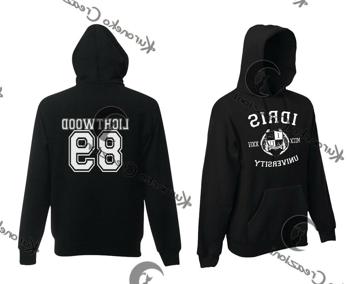 felpa hoodie idris university shadowhunters alec isabelle