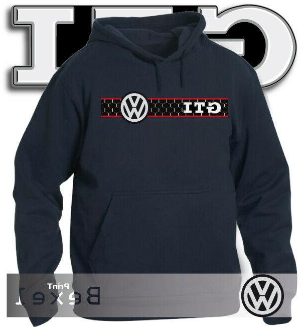 felpa hoodie printed gti golf volkswagen vintage