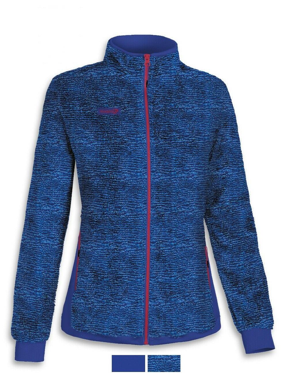felpa in pile donna holly col blu