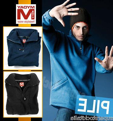 felpa in pile myday zip sport lavoro