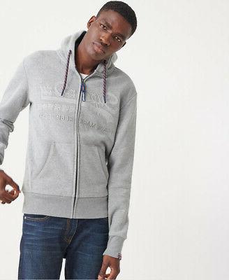 felpa in stile competizione con cappuccio applicazioni