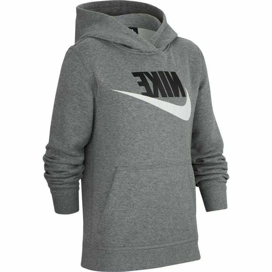 felpa invernale bambino cappuccio sporswear cj7861 091