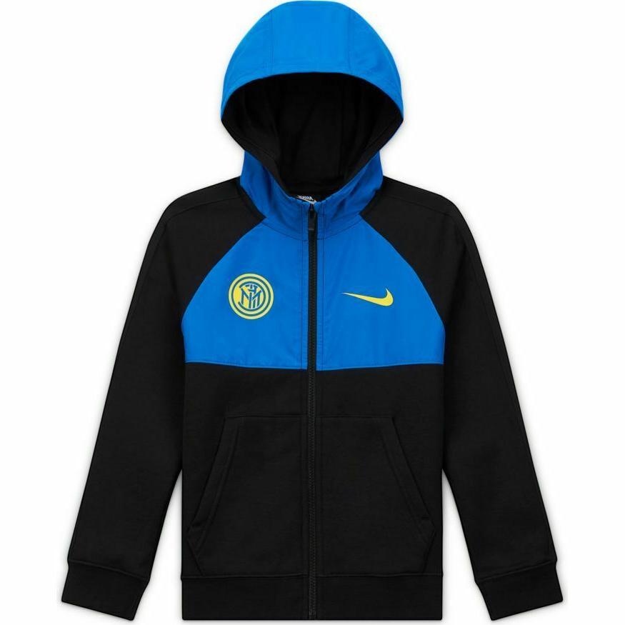 felpa invernale bambino fc inter full zip