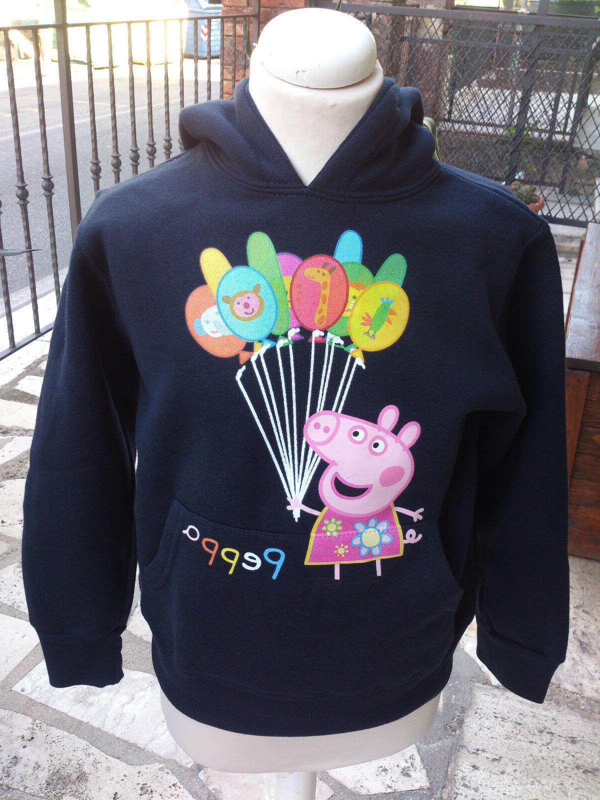 felpa invernale di peppa pig taglia 9