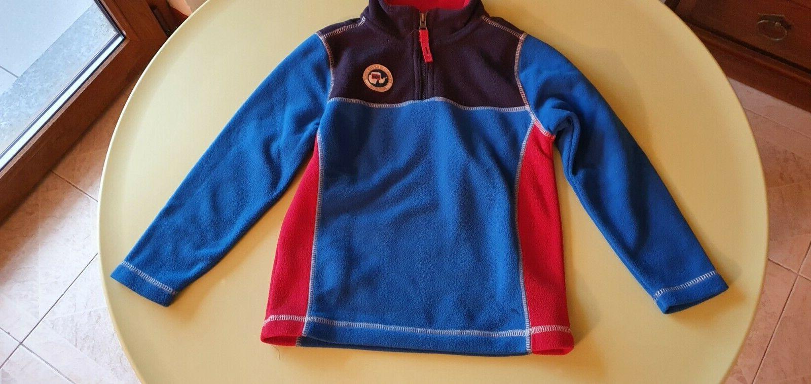 felpa invernale in pile bambino 6 anni